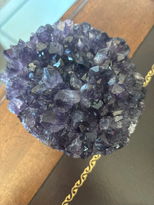 Amethyst crystal stone #1001