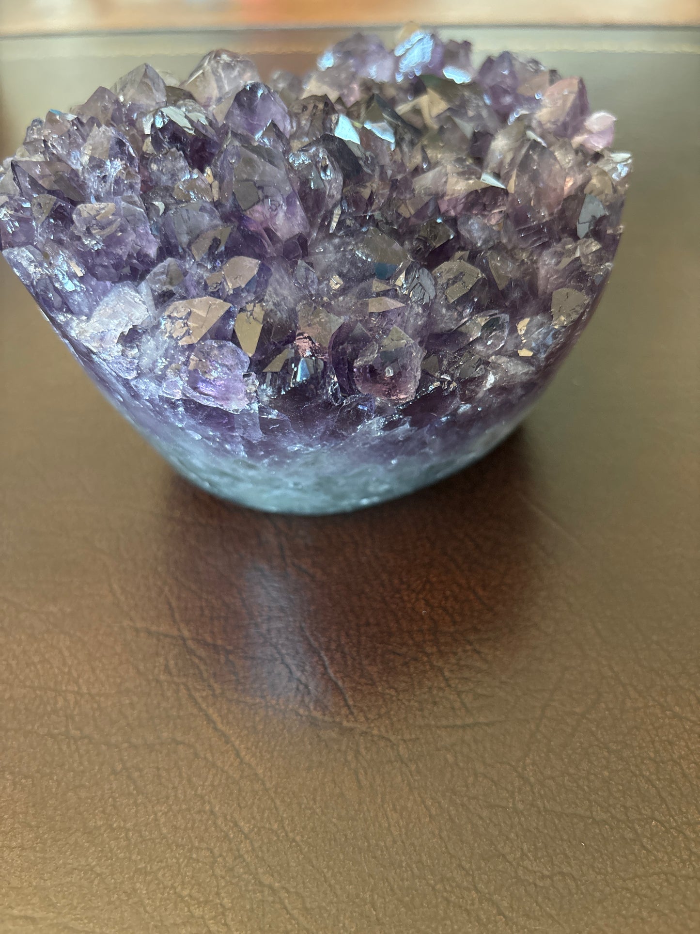 Amethyst crystal stone #1001