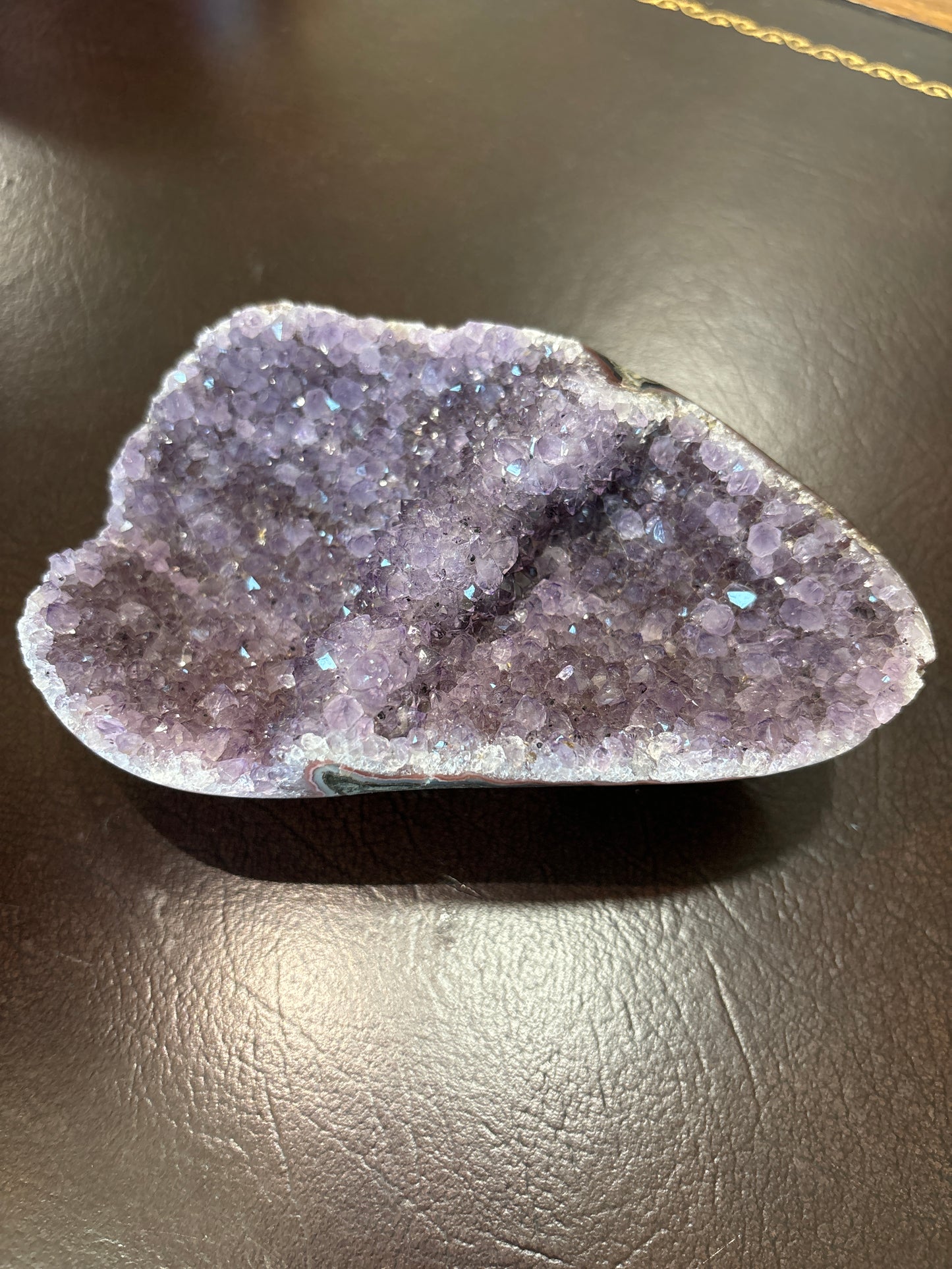 Amethyst crystal stone #1004